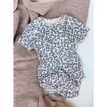 Kojenecký body Konges Slojd Konges Sløjd Zavinovací body s krátkým rukávem Espalier Petit Velikost: 3 měsíce Konges Sløjd Classic Newborn SS Body