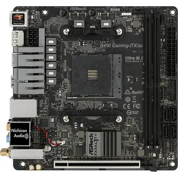 Základní deska ASRock Fatal1ty B450 Gaming-ITX/AC (90-MXB870-A0UAYZ)