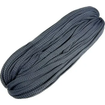 Příze Šnůra oděvní dutinka PES šíře 8 mm, barva Šedá tm. (319)