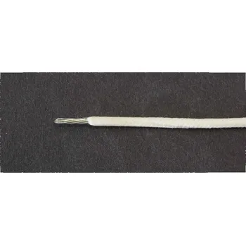 elektrický kabel TAD kabel pletený pro repro, White, Push back WIRE, stranded 18 awg