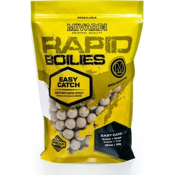 Nástraha Rapid boilies Easy Catch - Scopex + Smetana 950g 20mm