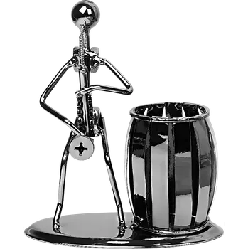 Grafitová tužka Stojánek na tužky - Kovový - Saxofonista