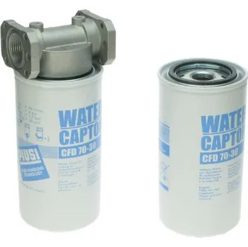 vodní filtr 2 x Filtr s vodním separátorem PIUSI 30Mic - 70l / min + hlava filtru
