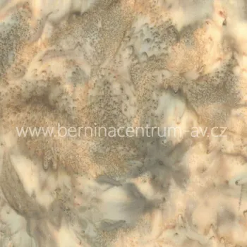 Hoffman 3018-064 bali batika hnědá bavlněná látka patchwork