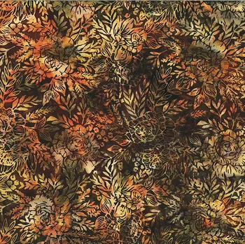 Hoffman 3369-300 bali batika hnědá bavlněná látka patchwork