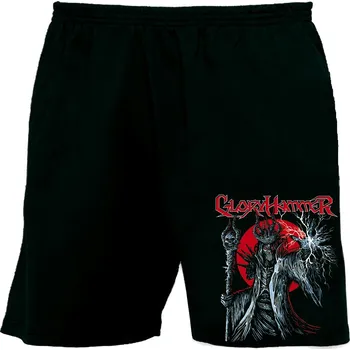 Pánské kraťasy bermudy, kraťasy GloryHammer - red logo