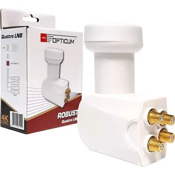 Satelitní technika Opticum Robust Quattro LNB 0,1 dB