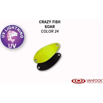 Umělá nástraha Plandavka Crazy Fish Soar 20mm 0,9g color 24