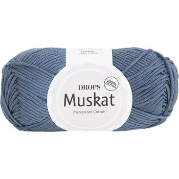 Příze Příze DROPS Muskat 91 - modrá bouře