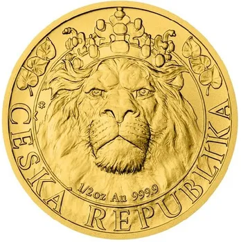 Česká mincovna Český lev 2022 zlatá investiční mince 15,56 g