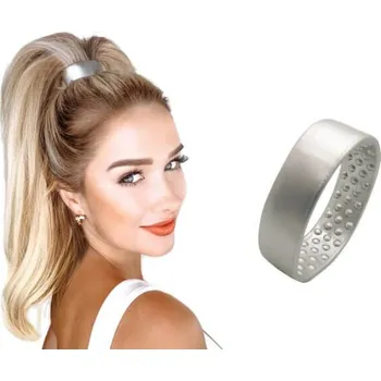 Natáčka na vlasy Pony-O Spona na vytváření vysokých culíků - CLASSIC Metallic Obsah: Silver