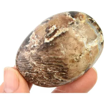 Přírodní kámen Tmavý opál hladký kámen (67g)