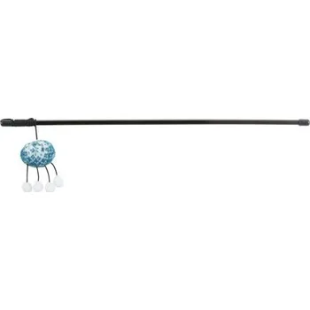 Hračka pro kočku Trixie Vánoční prut s figurkou perníček/míček/strom, 46cm