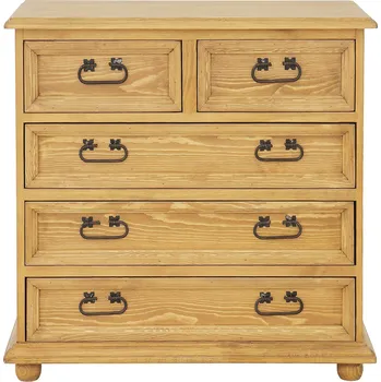 Ložnice Drewmax KD702 dřevěná komoda masiv borovice rustikal (KD702 komoda SIMPLE)