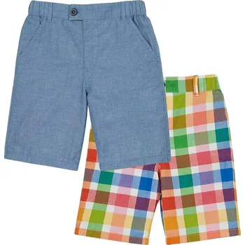 Dívčí kraťasy Dětské oboustranné kraťasy Duhová kostka Frugi Velikost: 5-6r