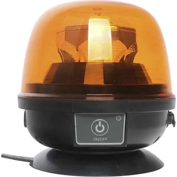 Maják SecoRut LED maják do autozásuvky (12V, 24 V) SecoRüt 95003, s magnetem, oranžová, akumulátor