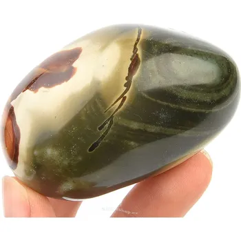 Přírodní kámen Pestrý jaspis hladký kámen (156g)