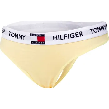 Dámské spodní prádlo TOMMY HILFIGER DÁMSKÁ TANGA THONG YELLOW UW0UW02198 ZI9 Velikost: XS