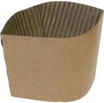 Jednorázové nádobí naturesse Násuvné manžety na kelímek 2dl Balení: 1 000 Ks