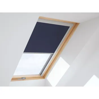 Okno ROOFLITE Zatemňovací roleta pro střešní okno - ROOFLITE/DAKEA DUA, C2A/C2A, 55x78 cm, tmavě modrá