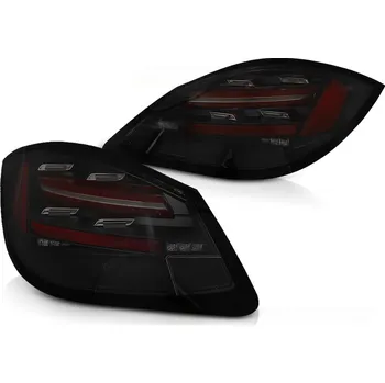 Zadní světlomet Tuning Tec Zadní světla PORSCHE BOXSTER / CAYMAN 987 2009-2012 LED BAR černé kouřové SEQ LED