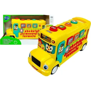 Huile Toys School Bus interaktivni nau ny autobus se zvuky Zbozi.cz