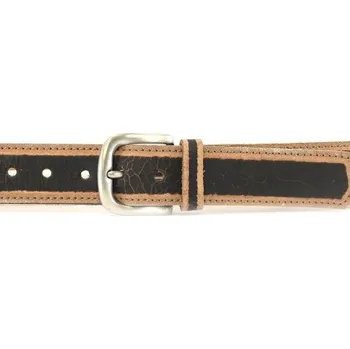 Opasek Opasek HIDESIGN k džínám CB-16 dvoubarevný, vel. 40" (XL) - obvod pasu cca 98-110 cm