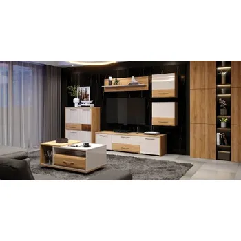 Obývací stěna Obývací pokoj I Hagop - ořech pacifik/béžová