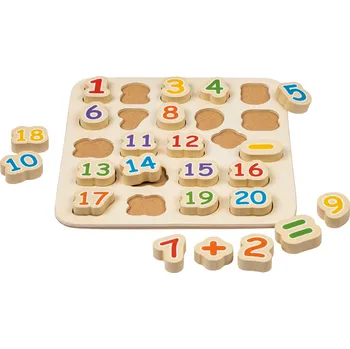 Dřevěná hračka Playtive PLAYTIVE® Dřevěné puzzle s čísly