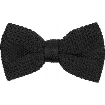 Bubibubi Černý pletený motýlek Night