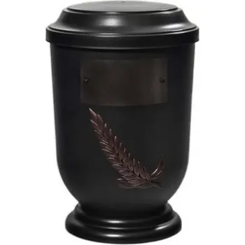 Smuteční dekorace Urna plastová se štítkem č.532