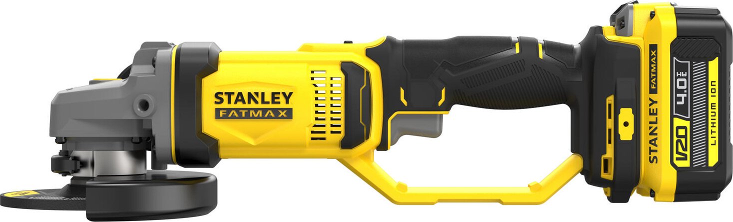 Aku bruska úhlová 125mm 18V SFMCG400B Stanley FATMAX V20( bez aku a nabíječky)