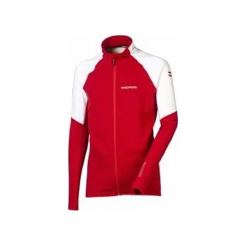 Pánská móda Progress AUSTRIA červená/bílá XL; Červená mikina + DÁREK DLE VÝBĚRU!