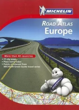 Michelin Road Atlas Europe - Michelin Travel Publications [EN] (2014, kroužkovaná)