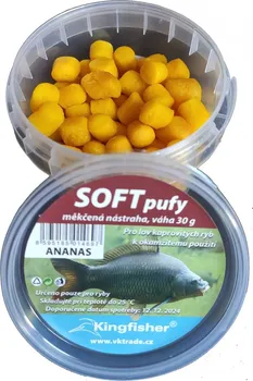 Návnadová surovina Kingfisher Soft Pufy 30 g ananas