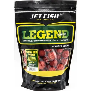 Boilies JetFish Jet Fish Legend Range boilie ROBIN RED BRUSINKA 30mm 1kg