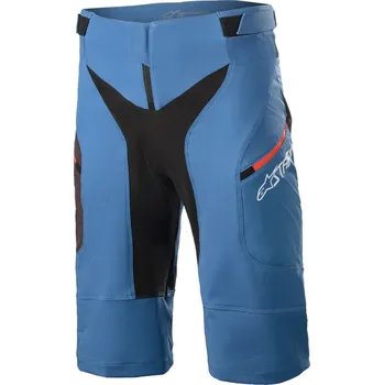 Cyklistické kalhoty Kraťasy - ALPINESTARS Drop 8.0. - Mid Blue / Bright Red 32