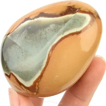 Přírodní kámen Pestrý jaspis hladký kámen (154g)