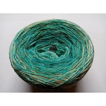 Příze Lori 3-nitka 1000m s nopkovou nitkou (Duhové klubko s nopky Lori)