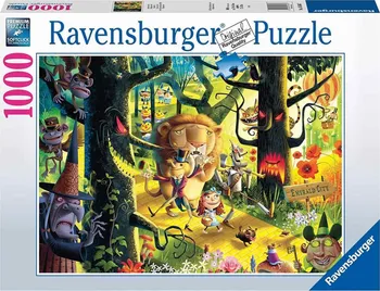 Puzzle Ravensburger Lvi, tygři a medvědi 1000 dílků