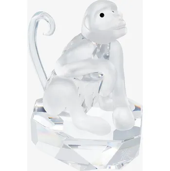 Skleněná figurka Chytrá opice z českého křišťálu Preciosa