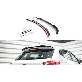 Tuning Prodloužení spoileru Seat Ibiza Mk5 černý lesklý plast