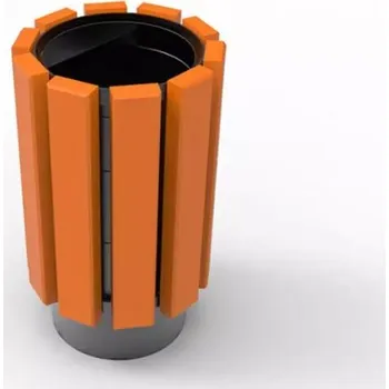 Venkovní odpadkový koš PROFICITY Odpadkový koš venkovní Atény Barevná kombinace: Teak