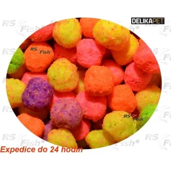 Boilies Delikapet Rybí Zob Tutti Frutti Fluo