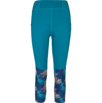 Dámské legíny Kilpi dámské 3/4 fitnesové legíny Solas Barva: tyrkysová, Velikost: 42