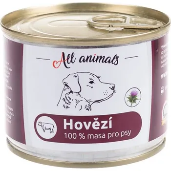 Chovatelství ALL ANIMALS DOG hovězí mleté 200 g
