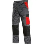 Kalhoty pánské montérkové do pasu CXS- PHOENIX CEFEUS, šedo-červené, vel. 60
