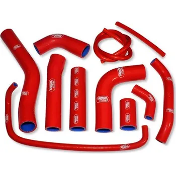 Silikonové hadice chladícího systému SAMCO Sport pro Yamaha YZF R6 2006 - 2022 - 11 kusů Barva: červená