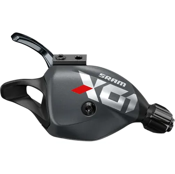 Komponent pro jízdní kolo Řadící páčka SRAM X01 Eagle 12 rychl., zadní včetně objímky, Red (Rad.pácka X01 Eagle X-Actuat.Trigger zadní,12f,cerv.D.svor,00.7018.433.000)