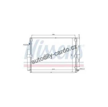 Chladič motoru Chladič klimatizace NISSENS 940375